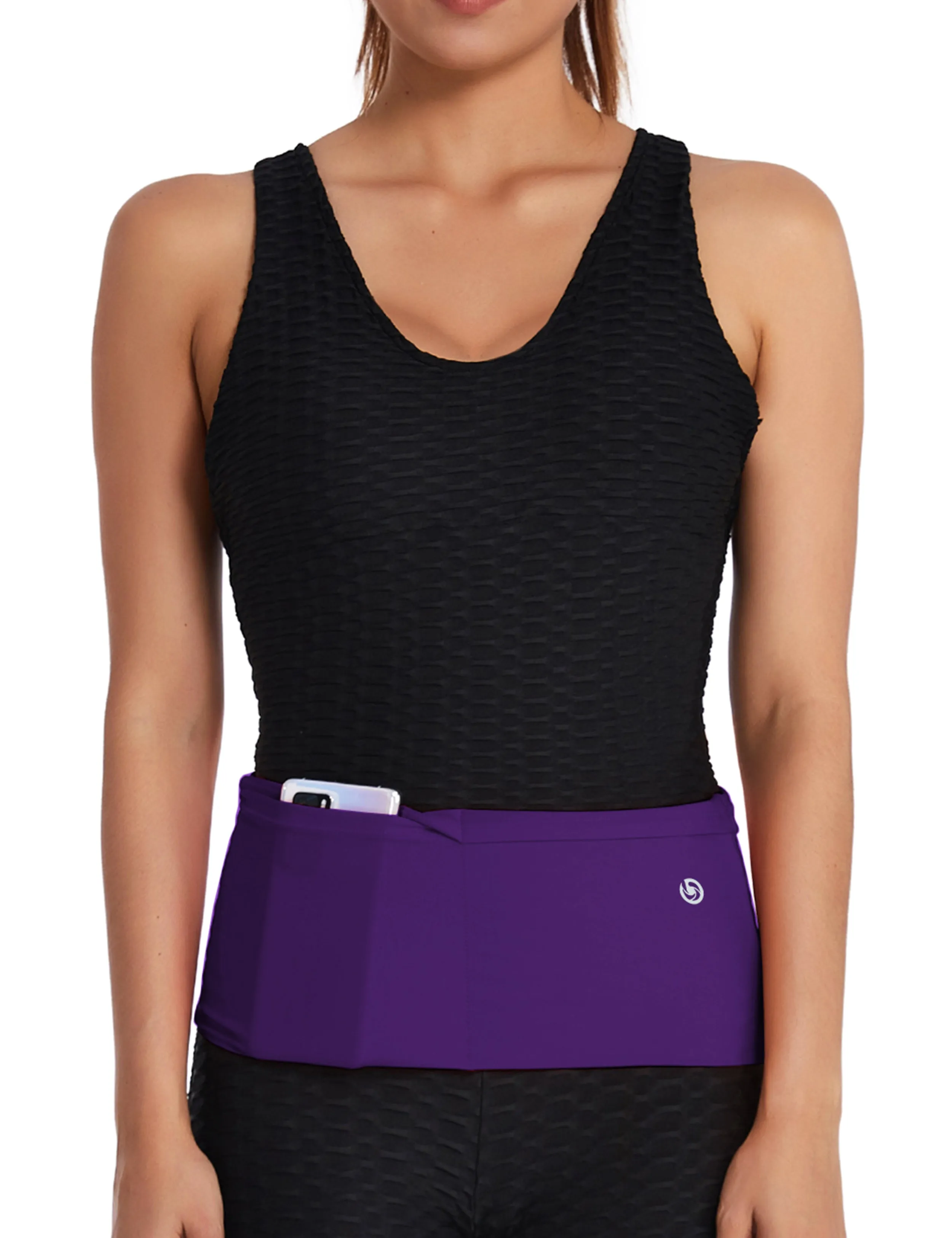 4 Pocket Sports Running Waist Pack eggplantpurple_Jogging