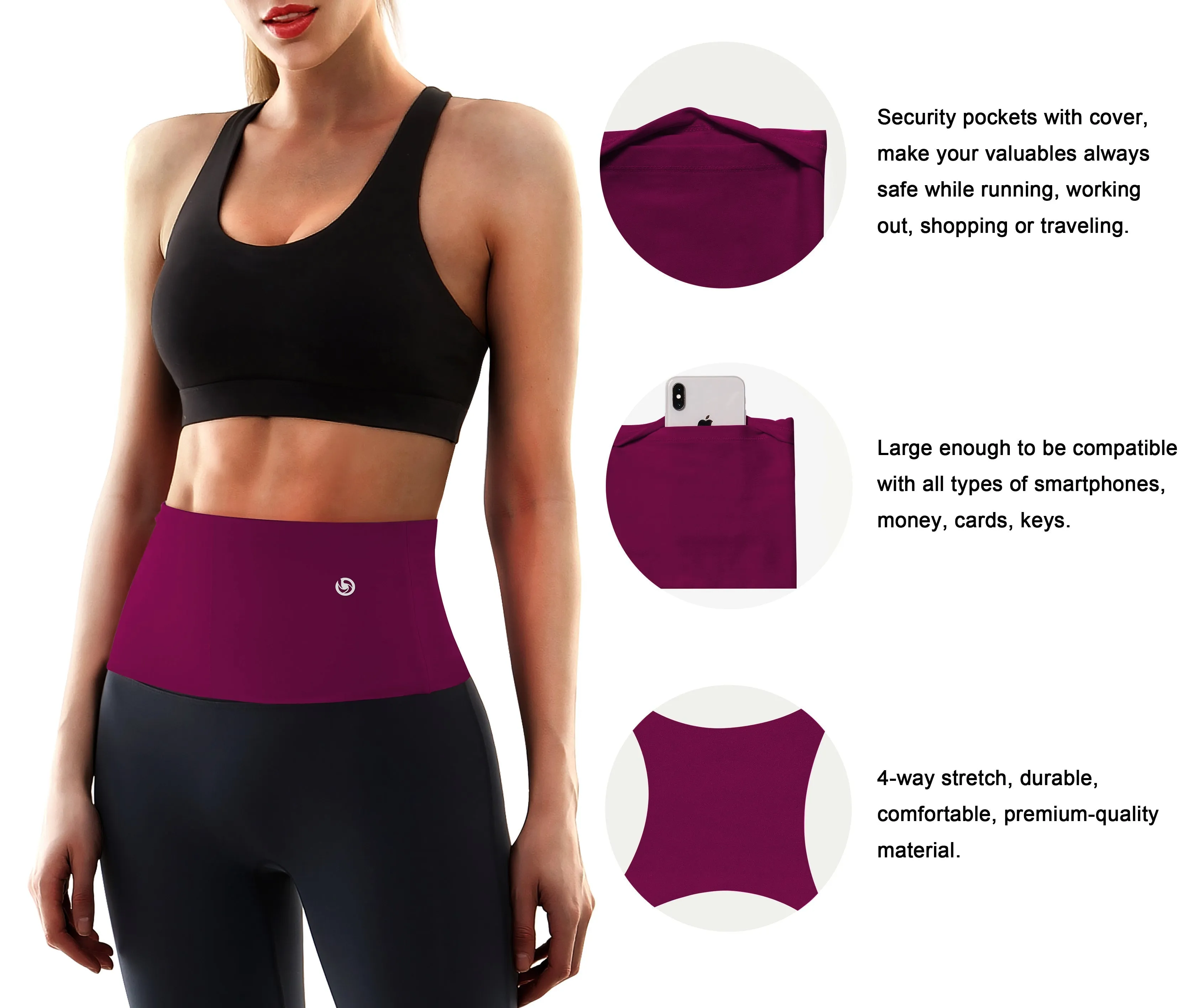 4 Pocket Sports Running Waist Pack grapevine_Jogging