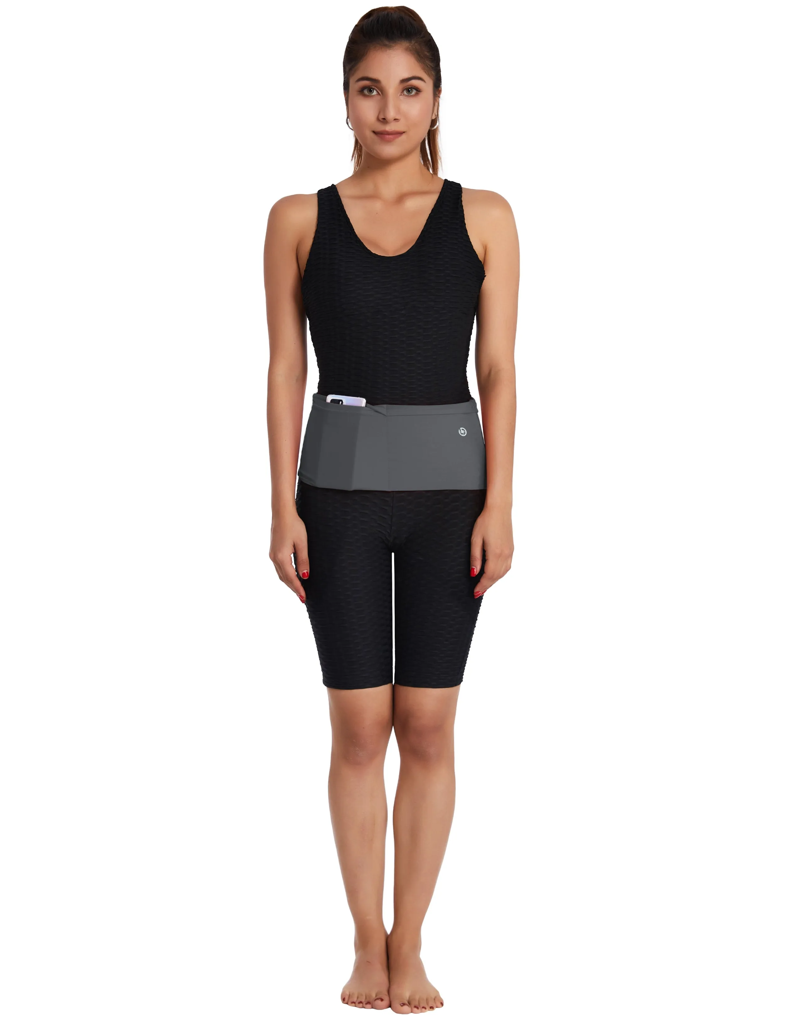 4 Pocket Sports Running Waist Pack shadowcharcoal_Jogging