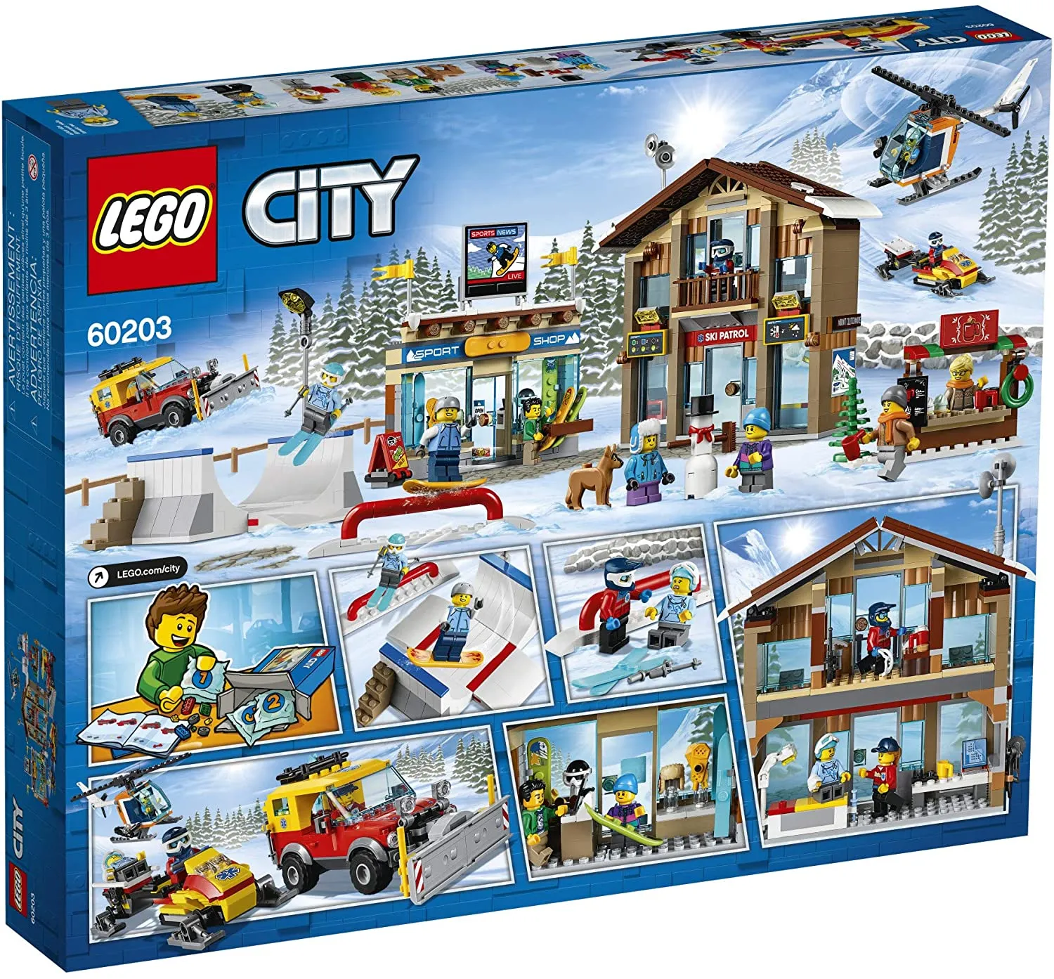 60203 LEGO® City Town Ski Resort