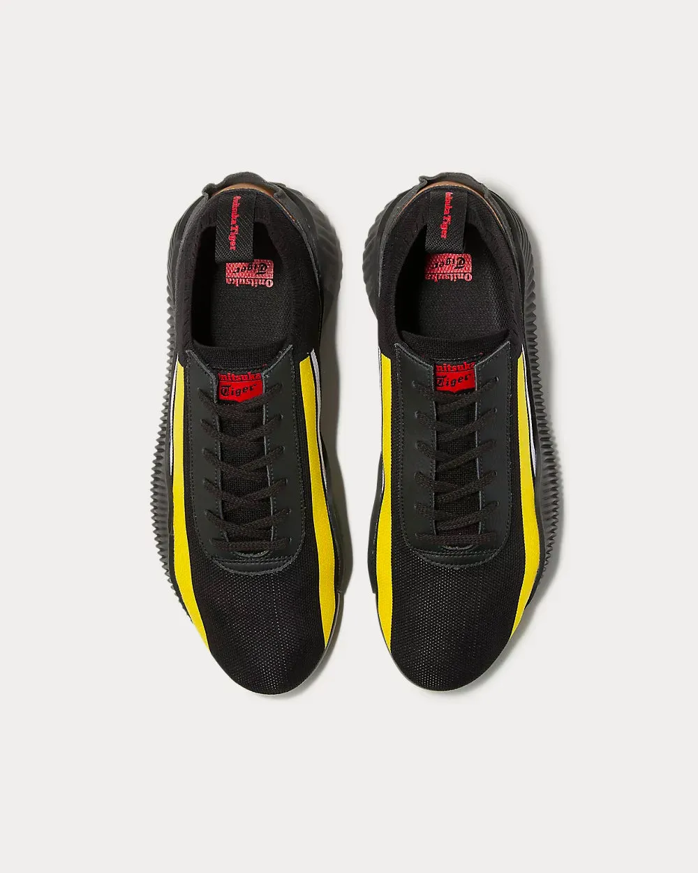 Acromount Knit Black / Vibrant Yellow Low Top Sneakers