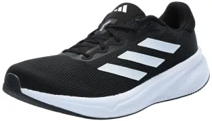 adidas Men's Response Running Sneaker, Black/White/Black, 9.5