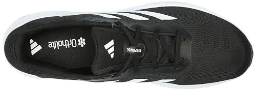 adidas Men's Response Running Sneaker, Black/White/Black, 9.5