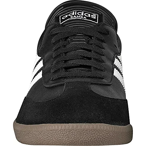 adidas Men's Samba Classic Soccer Shoe,Black/Running White,13 M US
