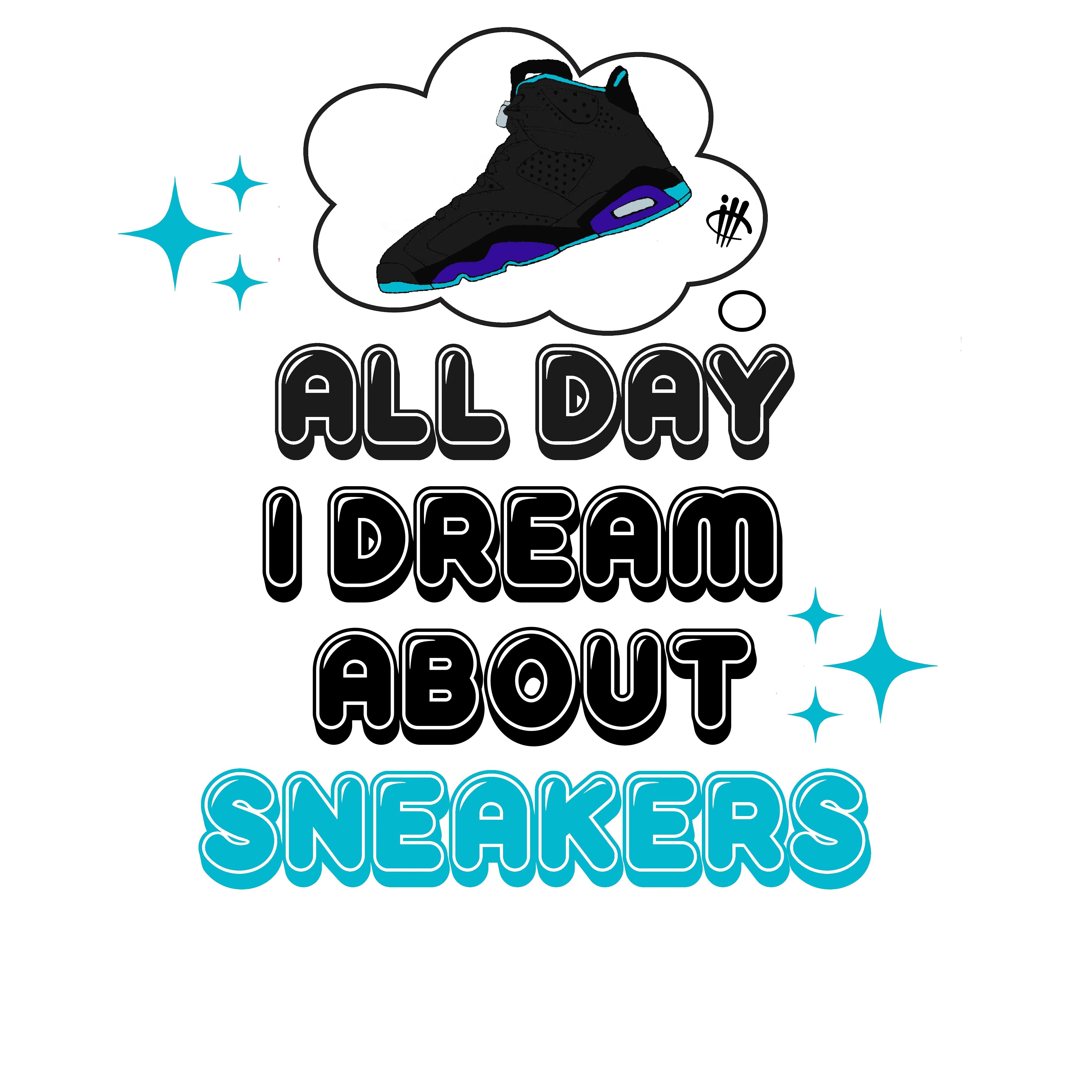 Air Jordan 6 Retro “Aqua” | illcurrency White T-Shirt (dreaming everyday)