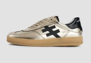 ANOTHER TREND gold and black sneakers