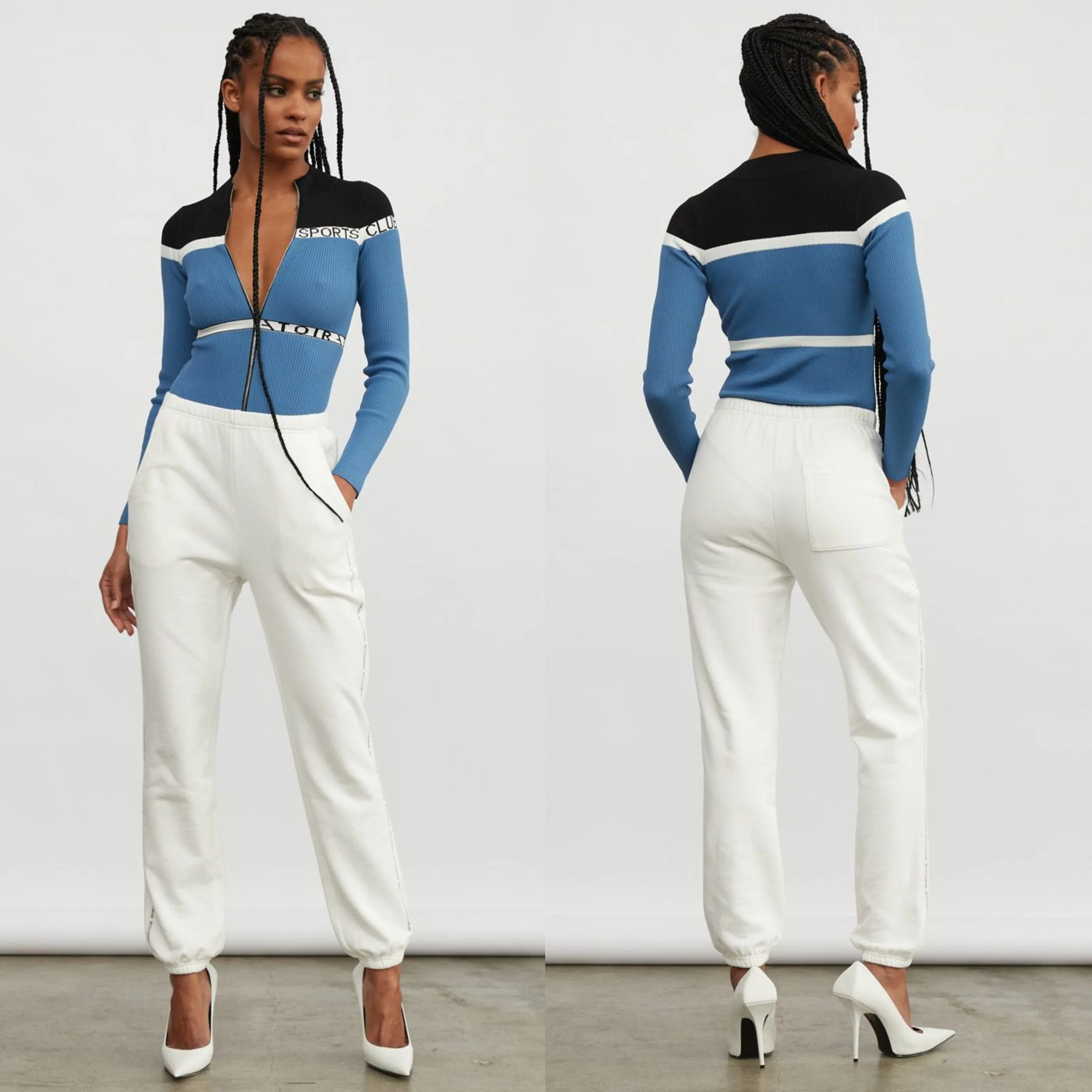 ATOIR SPORTS CLUB Womens The All Star Track Pants - White