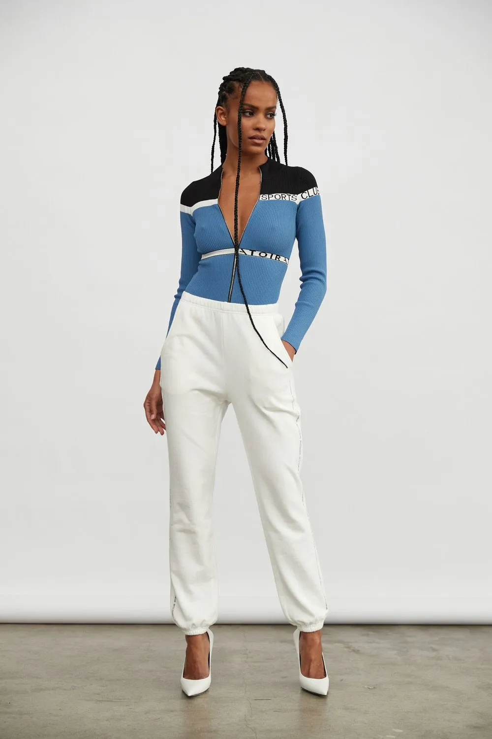 ATOIR SPORTS CLUB Womens The All Star Track Pants - White