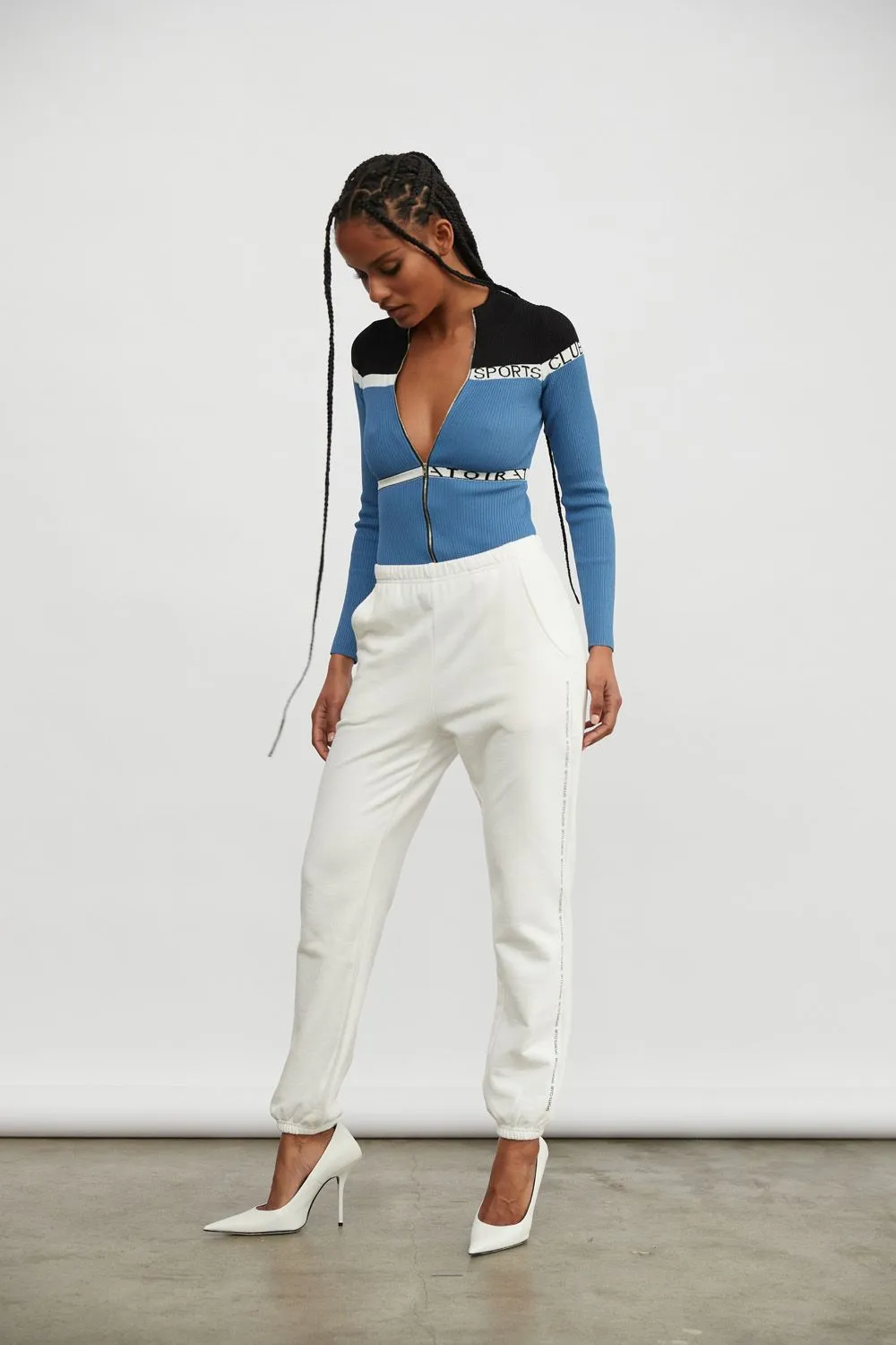 ATOIR SPORTS CLUB Womens The All Star Track Pants - White