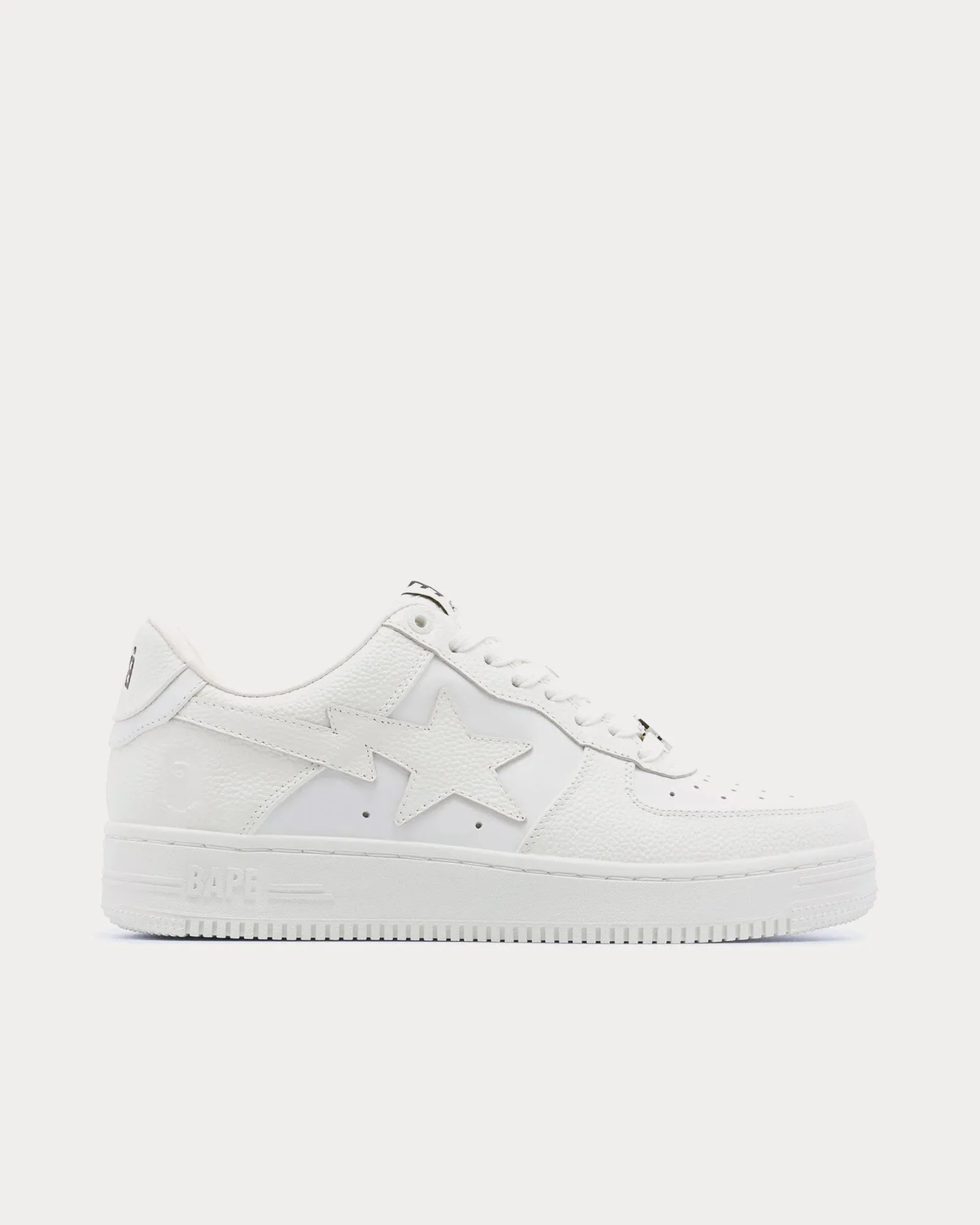 Bape Sta #9 White Low Top Sneakers
