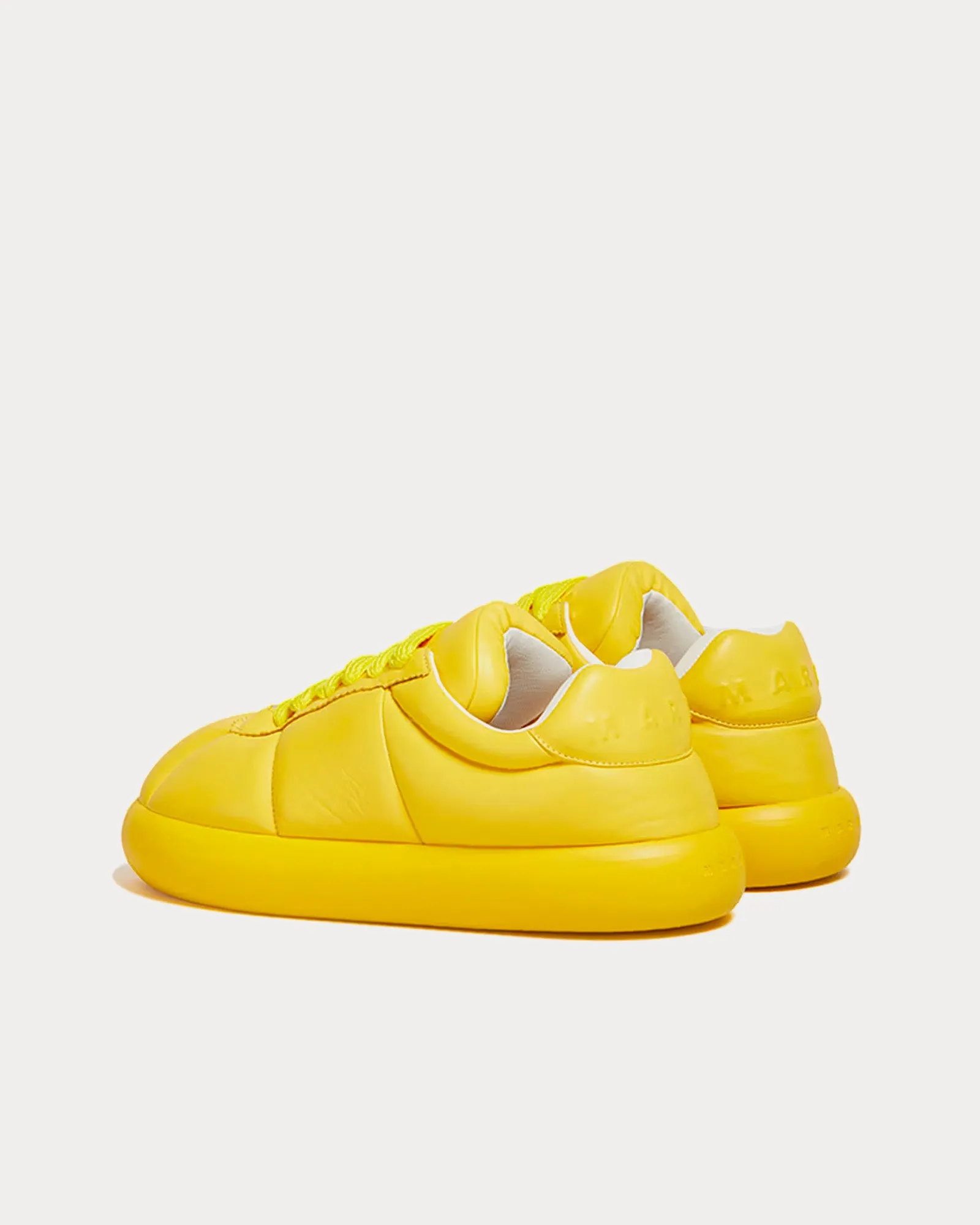 Bigfoot 2.0 Leather Yellow Low Top Sneakers