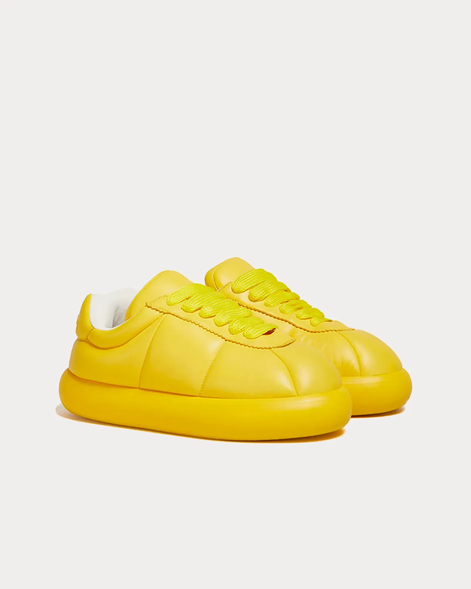 Bigfoot 2.0 Leather Yellow Low Top Sneakers