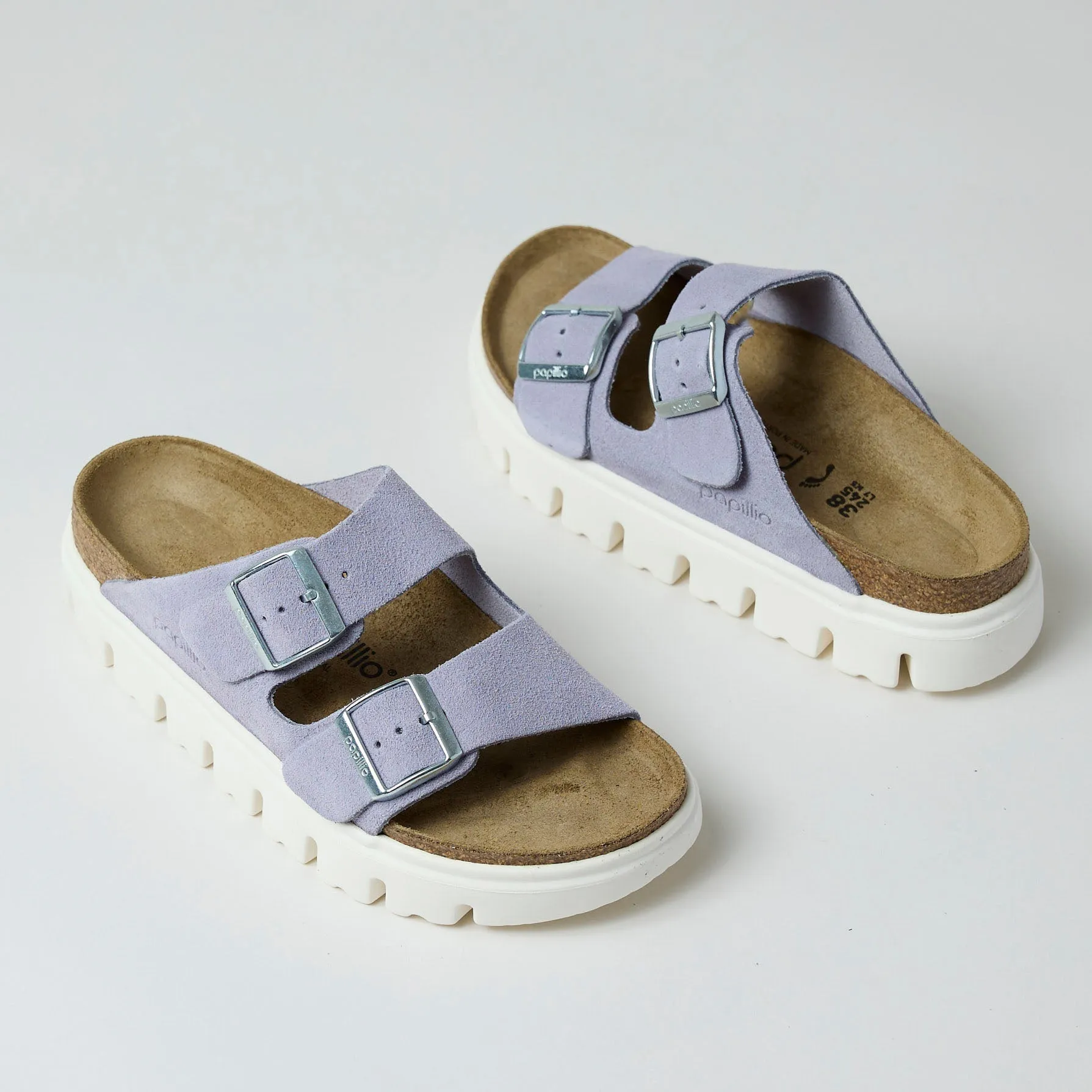 Birkenstock Two Strap Arizona Platform Sandals