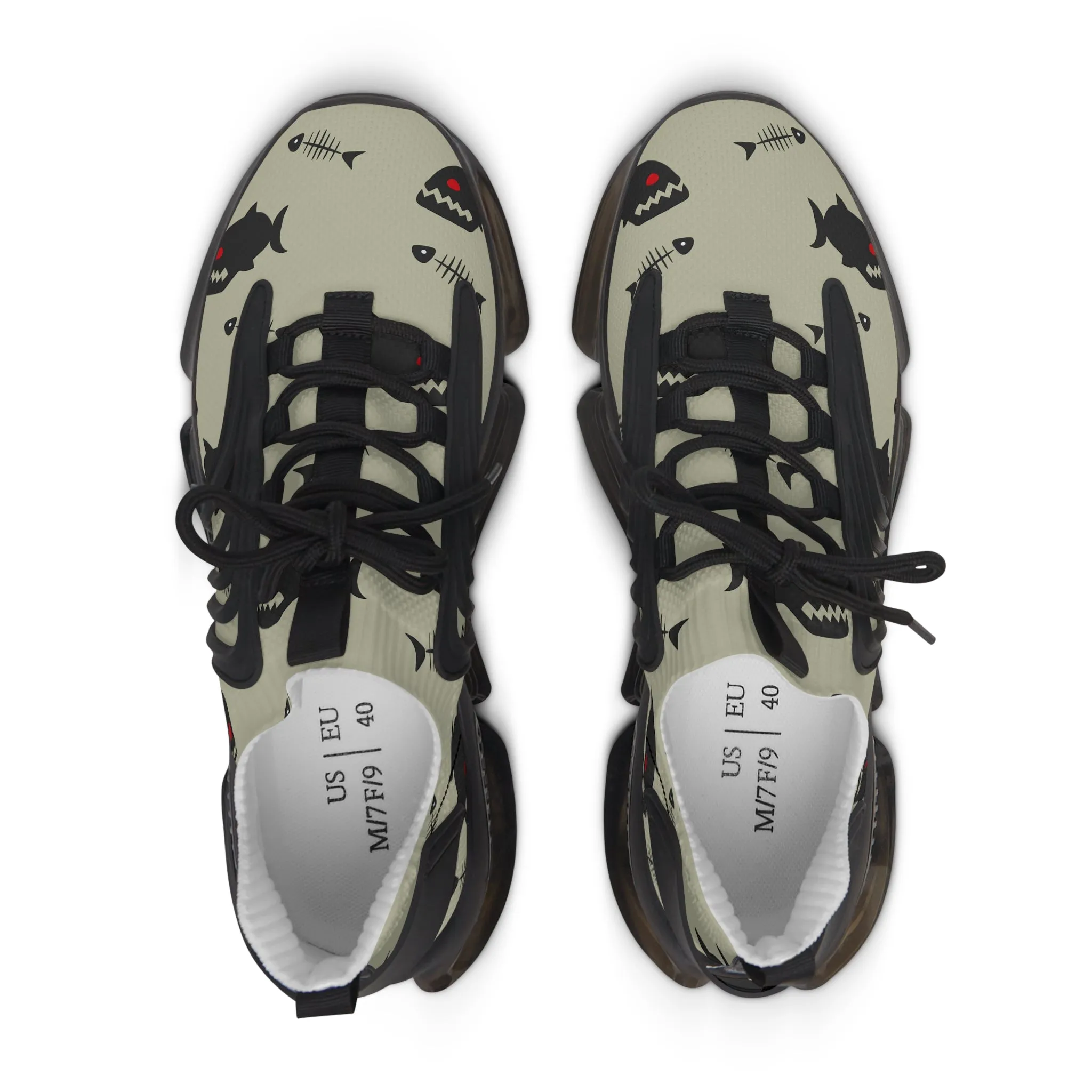 Black Piranha's Women's Mesh Sneakers