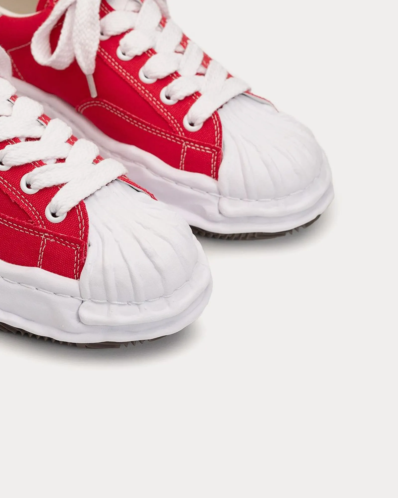 Blakey OG Sole Canvas Red / White Low Top Sneakers