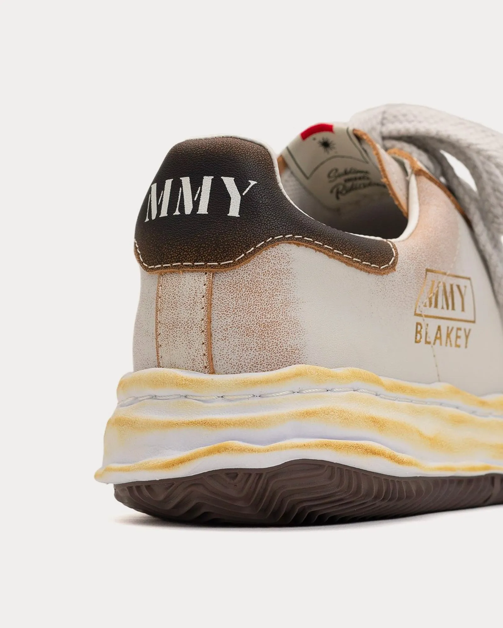 Blakey OG Sole VE Leather White Low Top Sneakers