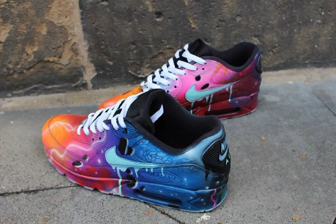 'Blue Galaxy Drip' Air Max 90