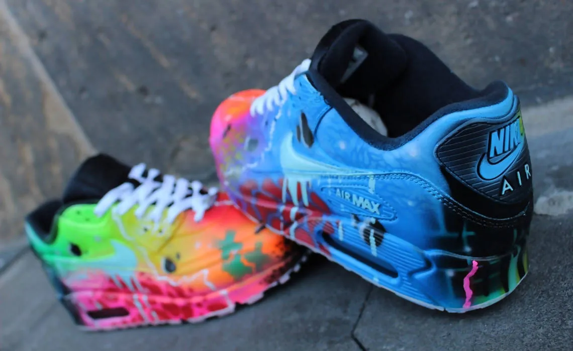 'Blue Galaxy Drip' Air Max 90