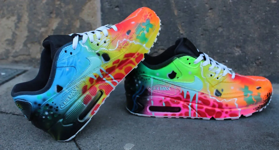 'Blue Galaxy Drip' Air Max 90
