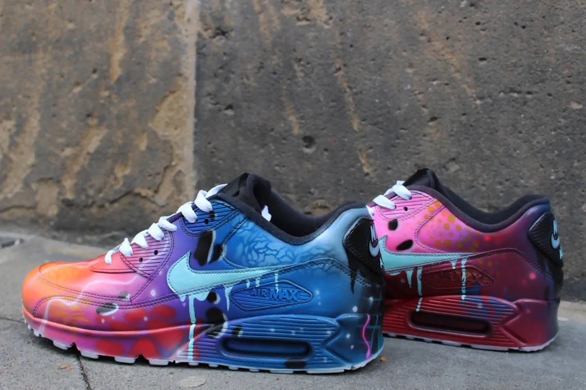 'Blue Galaxy Drip' Air Max 90