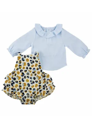 Blue Leopard Bubble by Mud Pie