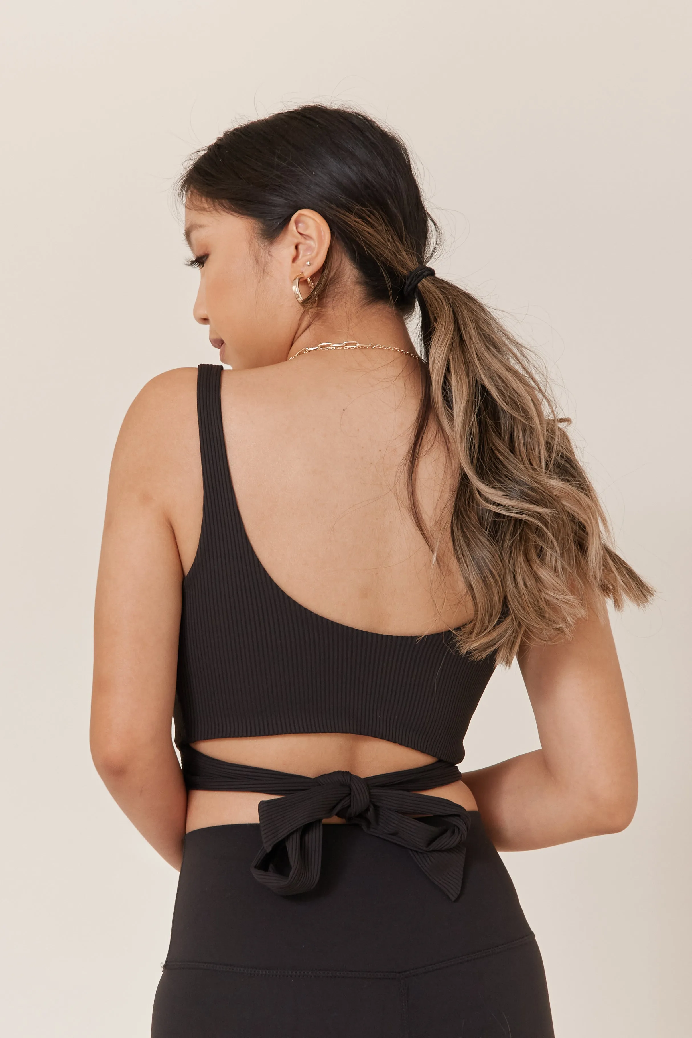 Bow Back Bralette - Black
