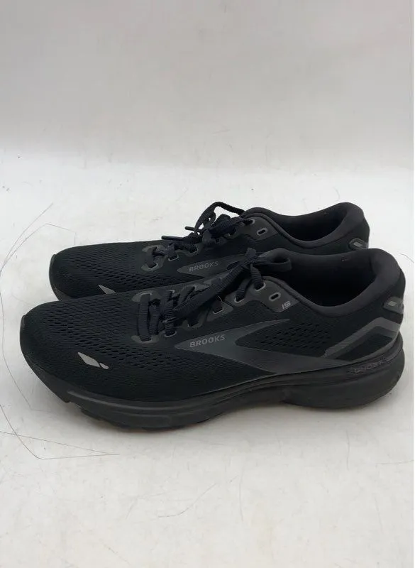 Brooks Women's Ghost 15 Black Athletic Shoes - Size 9.5