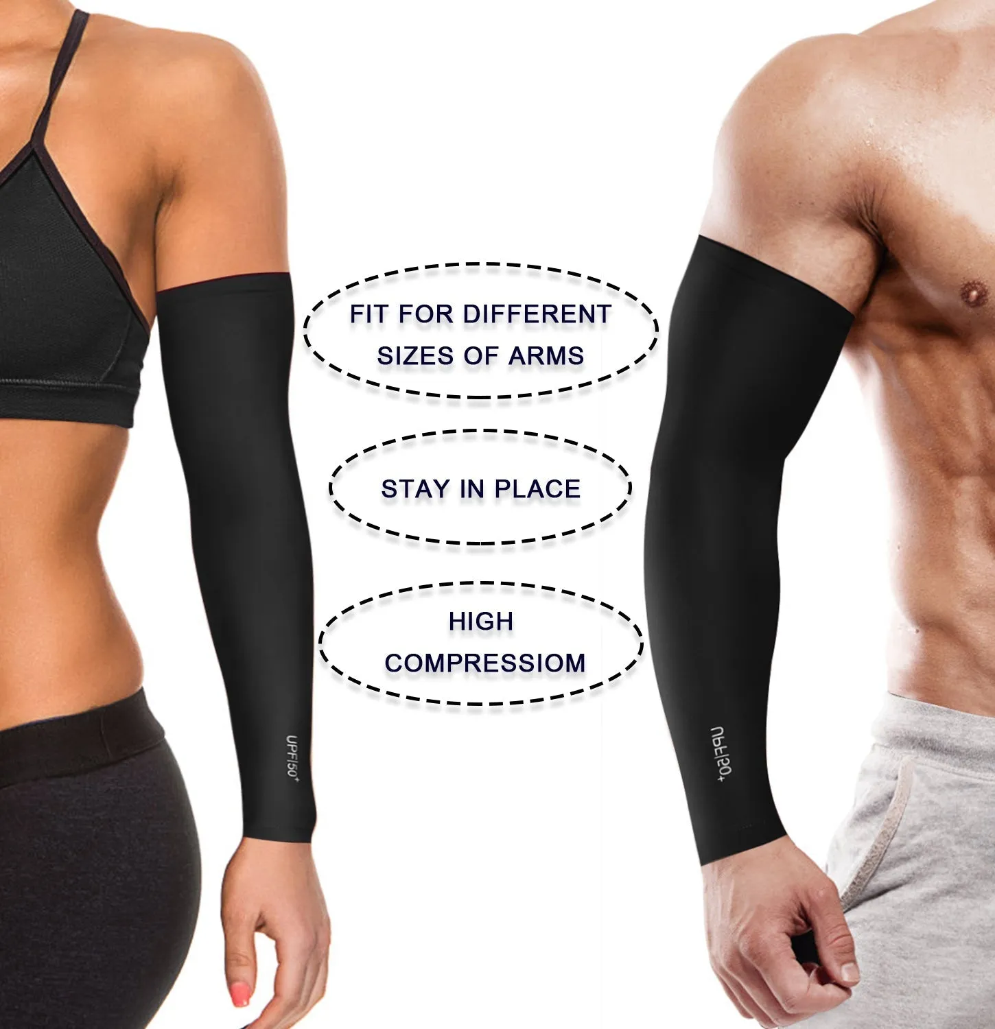 BUBBLELIME 82N/18S Sports Arm Sleeve_Jogging