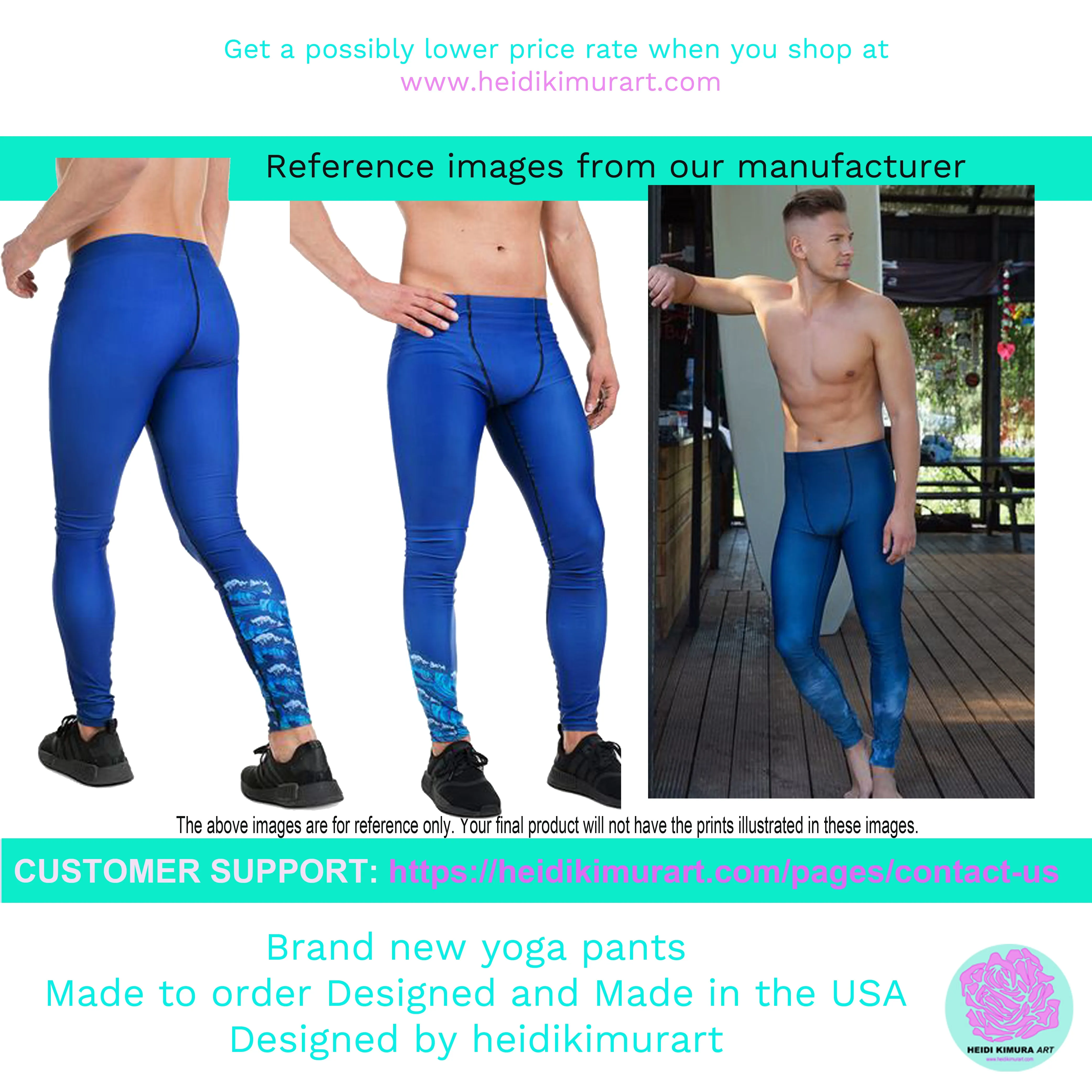 Burgundy Red Men's Leggings, Solid Red Color Men's Compression Tights- Made in USA/EU/MX