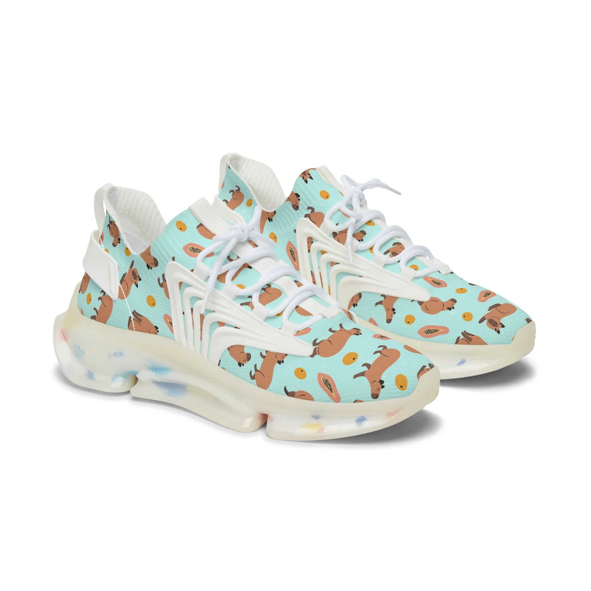 Capybara Animals Women's Mesh Sneakers