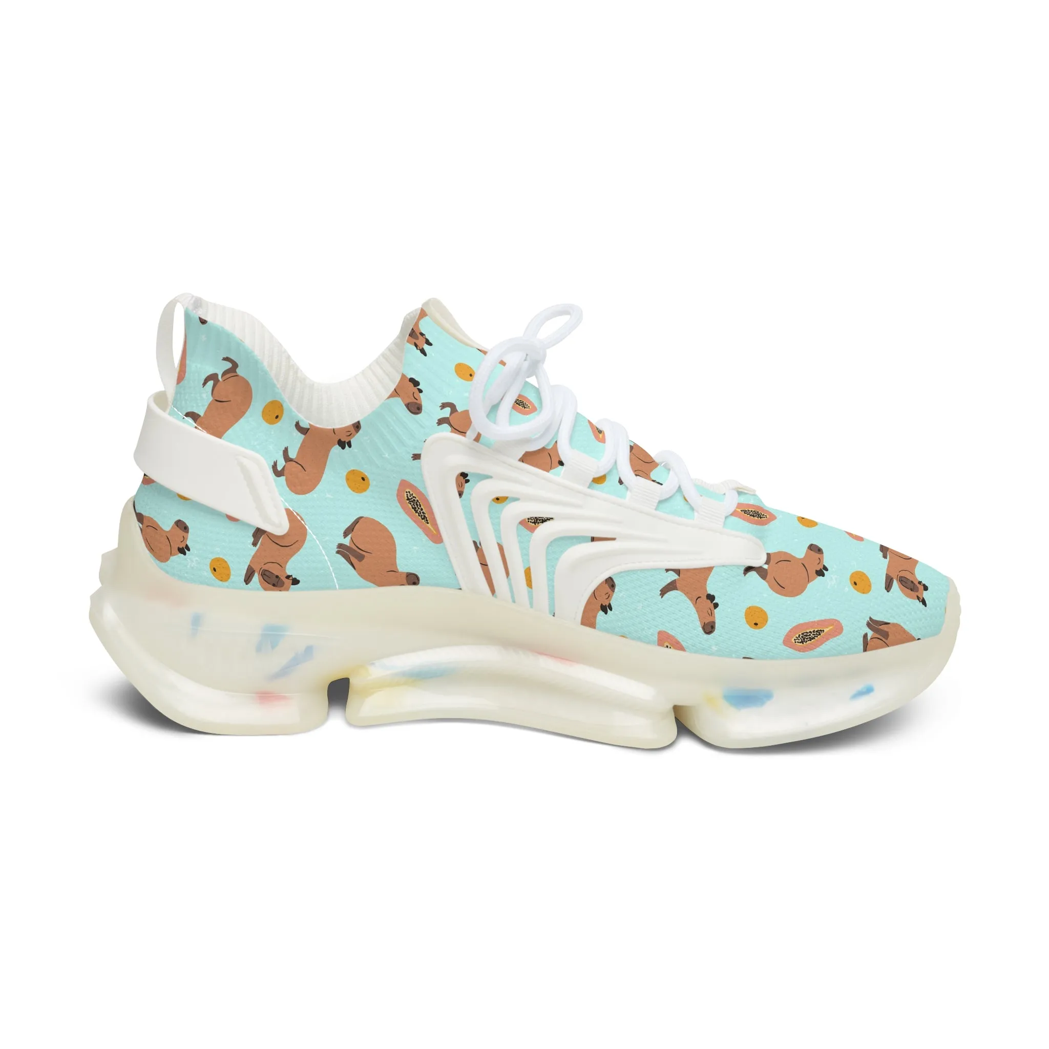 Capybara Animals Women's Mesh Sneakers