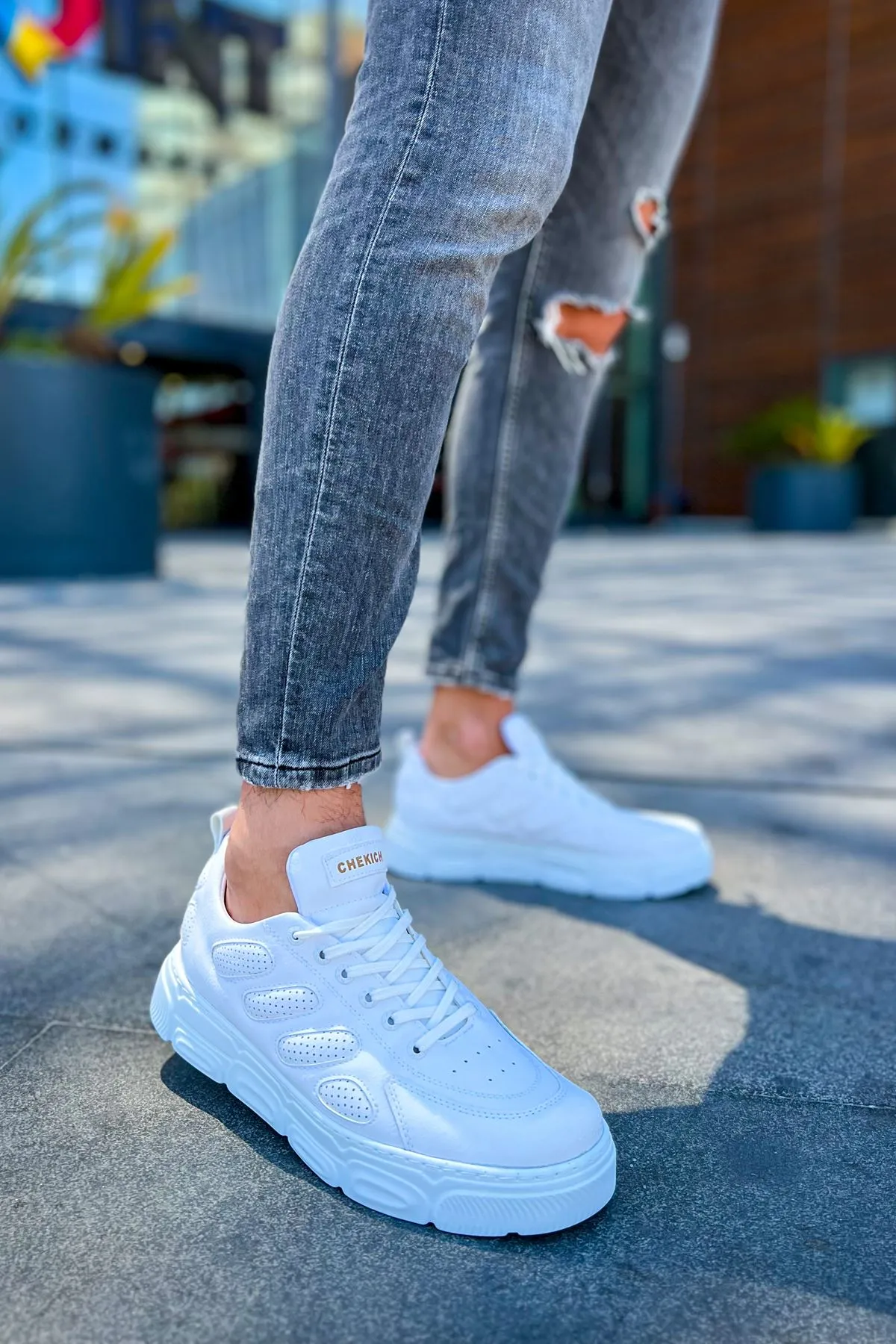 CH105 BT Full White Casual Men Sneakers Sports Shoes