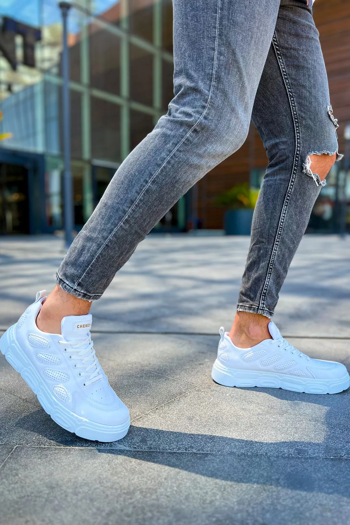 CH105 BT Full White Casual Men Sneakers Sports Shoes