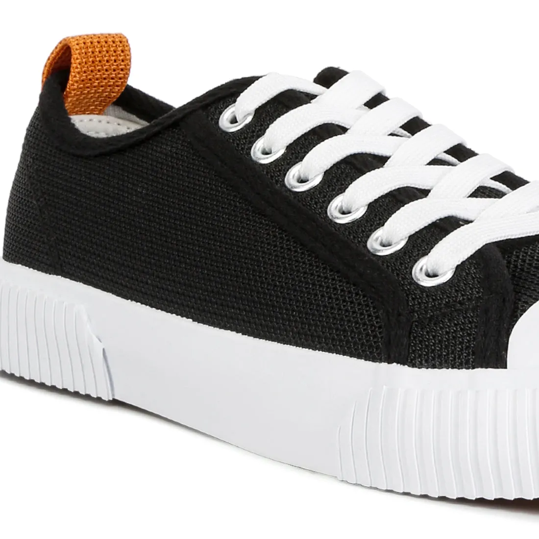 Chunky Sole Knitted Textile Sneakers