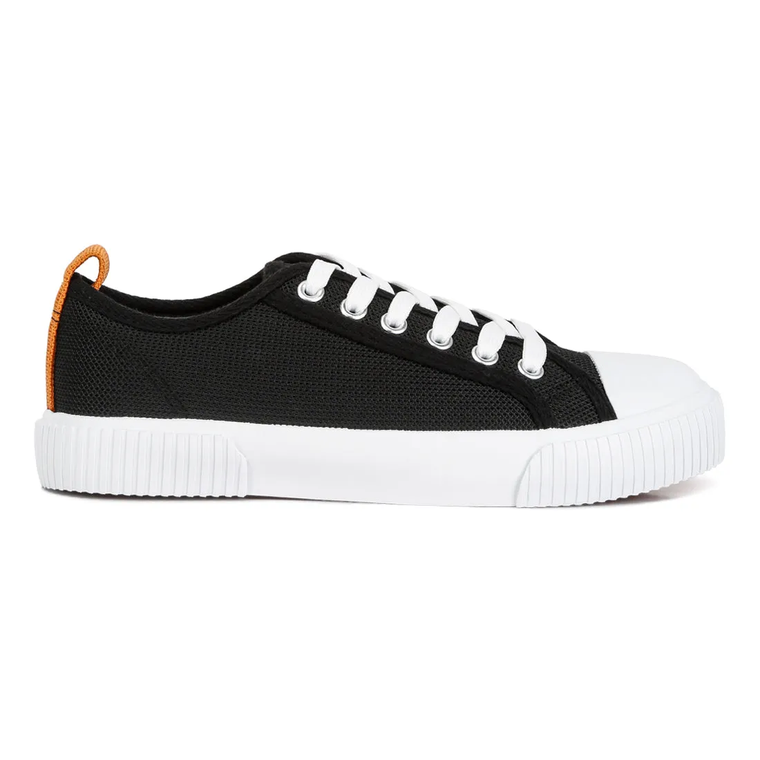 Chunky Sole Knitted Textile Sneakers