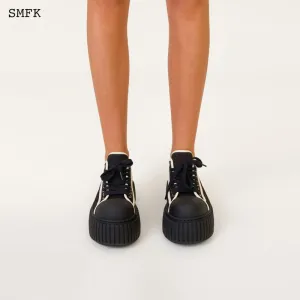 Compass Rove Skater Shoes Black And White