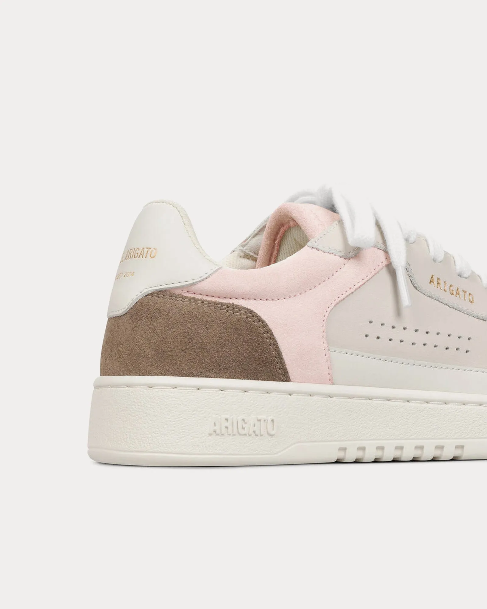 Dice T-Toe Beige / Pink Low Top Sneakers