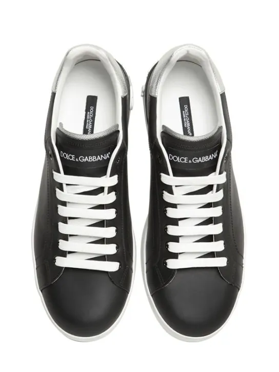 Dolce&amp;Gabbana   Portofino leather sneakers 