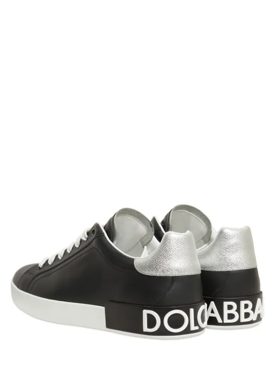 Dolce&amp;Gabbana   Portofino leather sneakers 