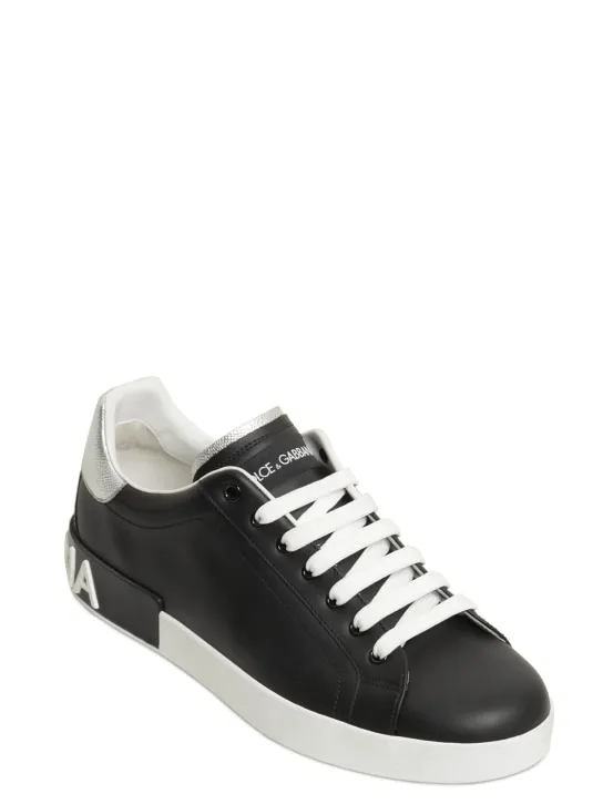 Dolce&amp;Gabbana   Portofino leather sneakers 