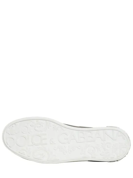Dolce&amp;Gabbana   Portofino leather sneakers 