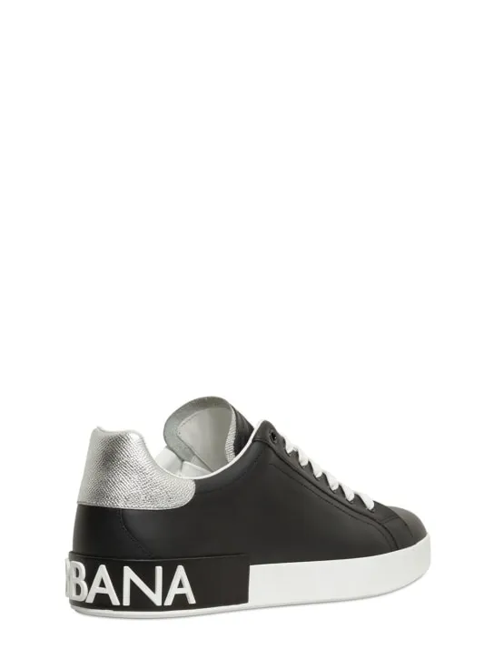 Dolce&amp;Gabbana   Portofino leather sneakers 