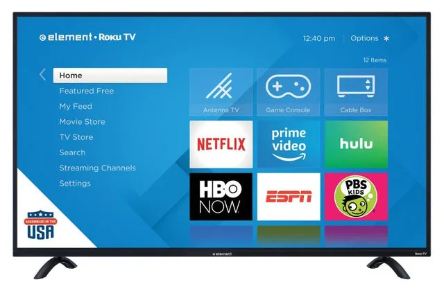 ELEMENT 50" Class 4K UHD Roku Smart LED TV (E4SW5017RKU)