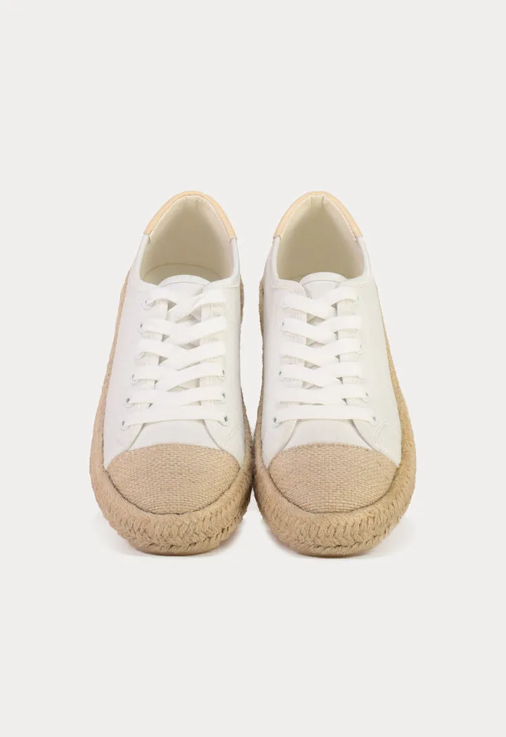 Espadrille Lace Up Sneakers