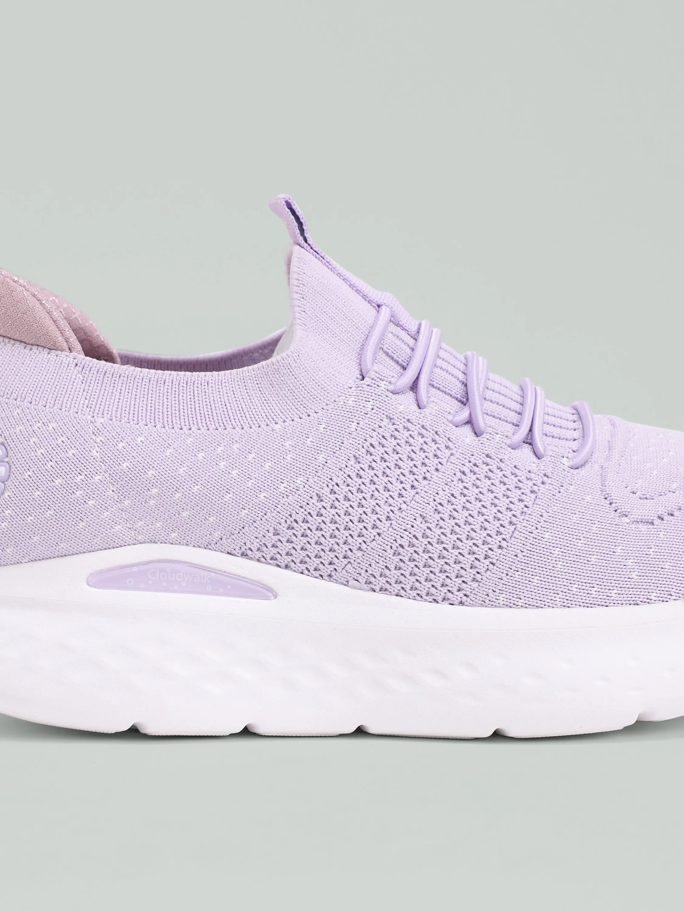 EZ  Fuzzy Women's Walking Shoes - Pale Lavender