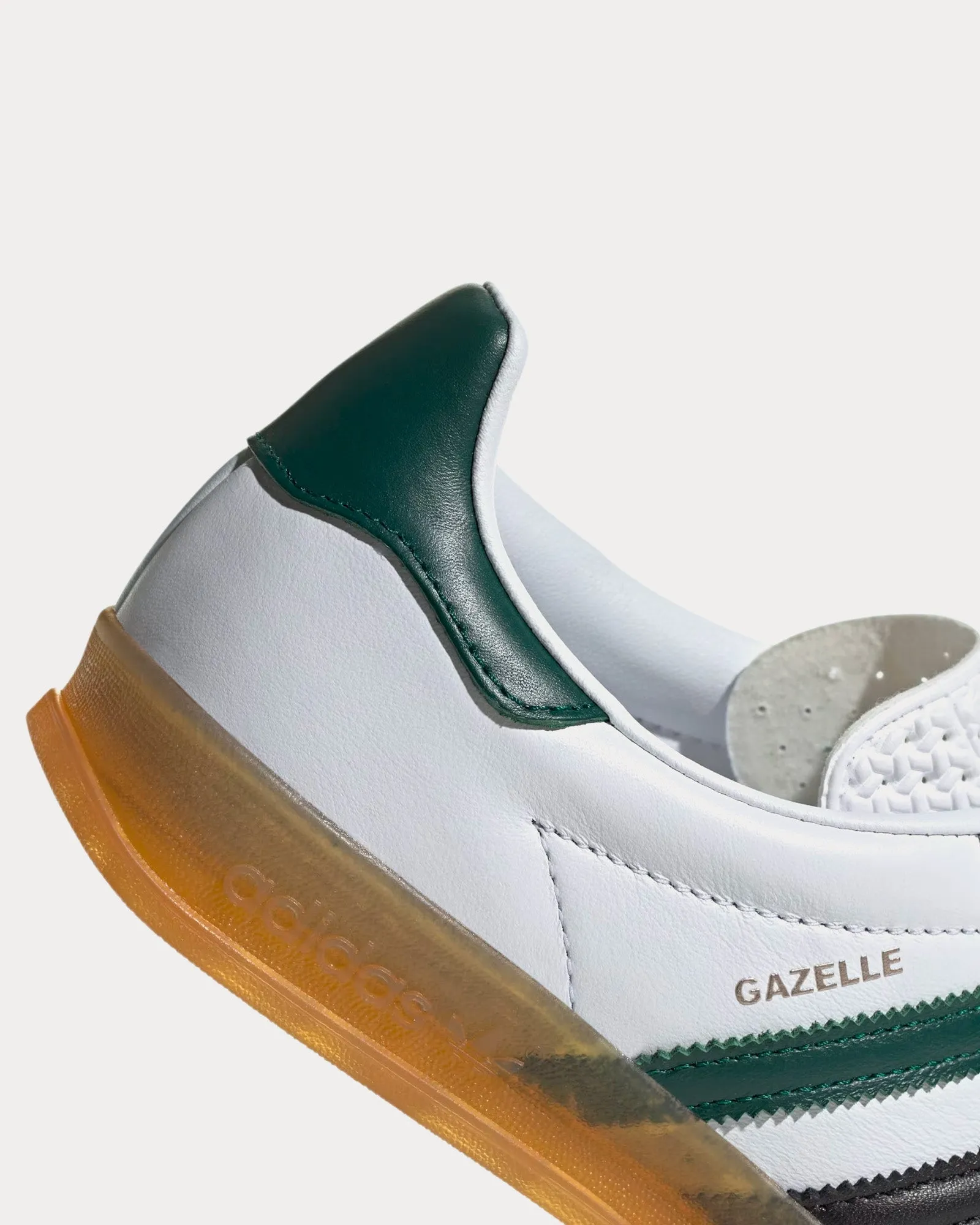 Gazelle Indoors Cloud White / Collegiate Green / Core Black Low Top Sneakers
