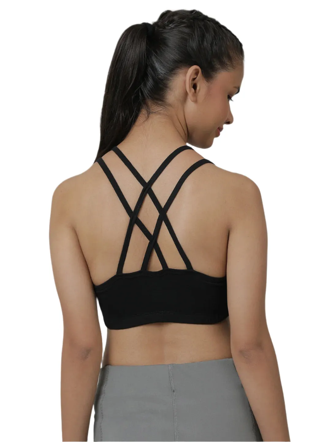Girls Sports Bra _Black