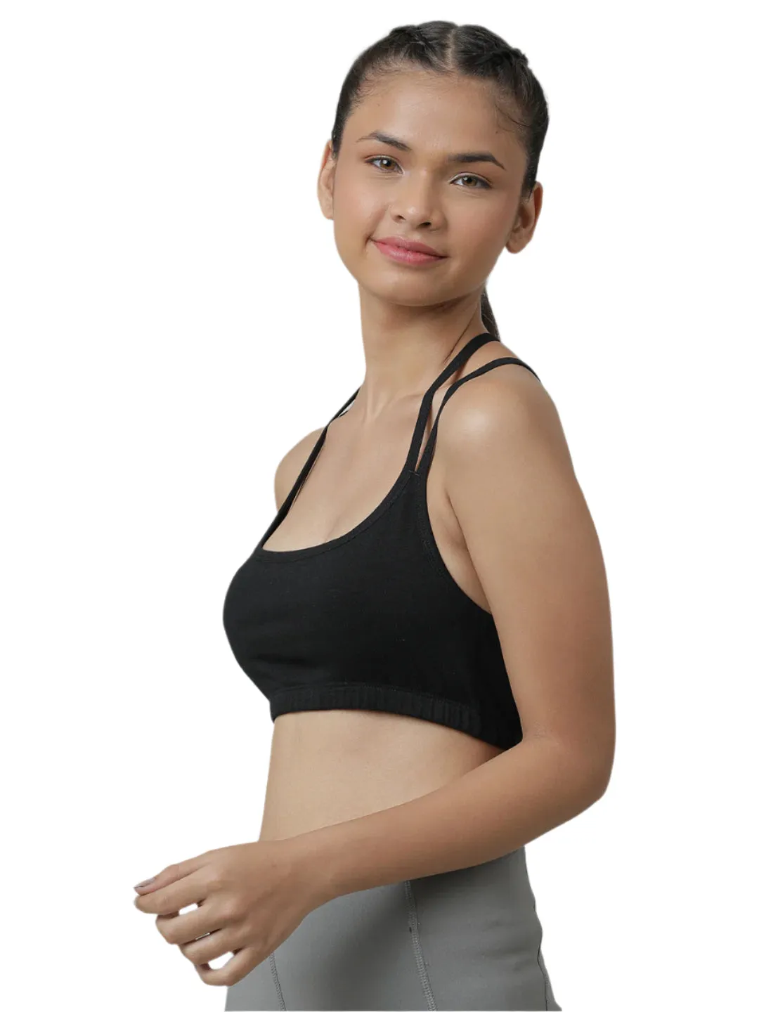 Girls Sports Bra _Black