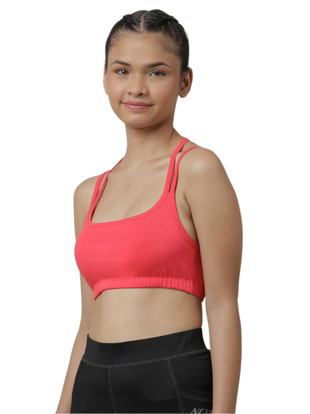 Girls Sports Bra _red