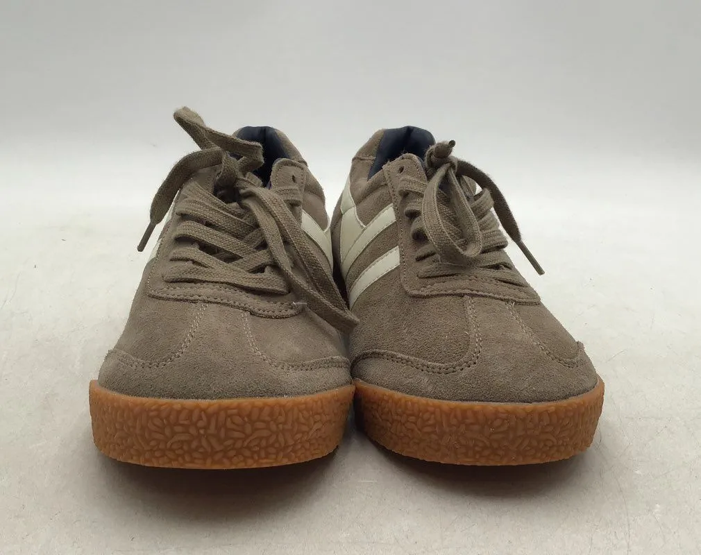 Gola Men's Harrier Suede CMA192 Taupe Leather Athletic Shoes - Size 8